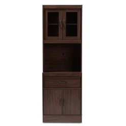 Baxton Studio Laurana Kitchen Storage Cabinet -The Novogratz Shop 3609465 ALT2