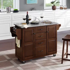 Crosley Eleanor Kitchen Cart -The Novogratz Shop 3618536 ALT3