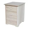 International Concepts Two-Drawer File Cabinet 2 International Concepts Two-Drawer File Cabinet -The Novogratz Shop 3621349 Unfinished