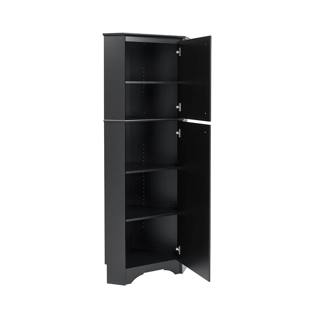 Prepac Elite Tall Corner Storage Cabinet 6 Prepac Elite Tall Corner Storage Cabinet - Image 4