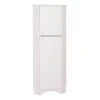 Prepac Elite Tall Corner Storage Cabinet -The Novogratz Shop 3624597 White
