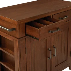OSP Home Furnishings Urban Farmhouse Kitchen Island -The Novogratz Shop 3646385 ALT5