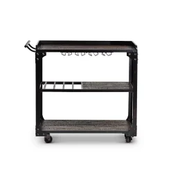 Steve Silver Co. Sherlock Server Cart -The Novogratz Shop 3662128 ALT2