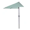 Pure Garden Dusty Green Half Round Patio Umbrella -The Novogratz Shop 3665869