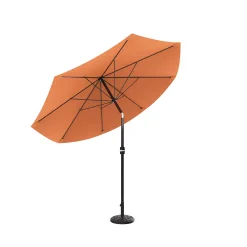 Pure Garden Orange Auto Tilt Patio Umbrella -The Novogratz Shop 3665871 ALT2