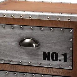 Baxton Studio Avere Silver Storage Cabinet -The Novogratz Shop 3689121 ALT3