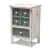 Baxton Studio Angeline Blue Storage Cabinet -The Novogratz Shop 3689122