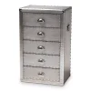 Baxton Studio Davet Silver Storage Cabinet 2 Baxton Studio Davet Silver Storage Cabinet -The Novogratz Shop 3689123