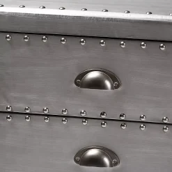 Baxton Studio Davet Silver Storage Cabinet -The Novogratz Shop 3689123 ALT3