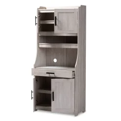 Baxton Studio Portia White Kitchen Storage Cabinet 11 Baxton Studio Portia White Kitchen Storage Cabinet -The Novogratz Shop 3689168 ALT4