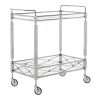 Safavieh Ingrid 2-Tier Rectangle Bar Cart 2 Safavieh Ingrid 2-Tier Rectangle Bar Cart -The Novogratz Shop 3703656