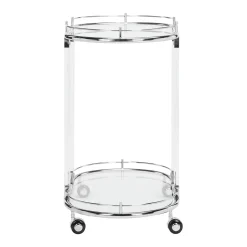 Safavieh Lennon Acrylic Bar Trolley -The Novogratz Shop 3703976 ALT3