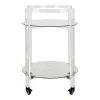 Safavieh Jules 2-Tier Acrylic Bar Cart 1 Safavieh Jules 2-Tier Acrylic Bar Cart -The Novogratz Shop 3703977