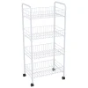 Simplify 4-Tier Rolling Storage Cart -The Novogratz Shop 3725037