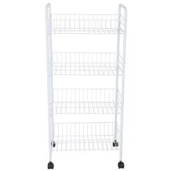 Simplify 4-Tier Rolling Storage Cart -The Novogratz Shop 3725037 ALT
