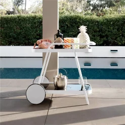 Ameriwood Home Novogratz Poolside Collection Barbie Outdoor Bar Cart -The Novogratz Shop 3748711 ALT2