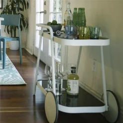 Ameriwood Home Novogratz Poolside Collection Barbie Outdoor Bar Cart -The Novogratz Shop 3748711 ALT3