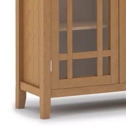 Simpli Home Bedford Rustic Medium Storage Cabinet -The Novogratz Shop 3773158 ALT5