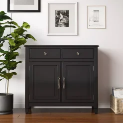 Simpli Home Connaught Traditional Entryway Storage Cabinet -The Novogratz Shop 3773165 ALT