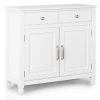 Simpli Home Connaught Traditional Entryway Storage Cabinet -The Novogratz Shop 3773165 White