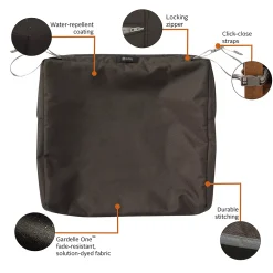 Classic Accessories Ravenna Rectangular Patio Seat Cushion Slipcover -The Novogratz Shop 3783825 ALT8