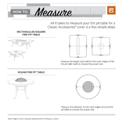 Classic Accessories Ravenna Rectangular Fire Pit Cover -The Novogratz Shop 3785906 ALT12