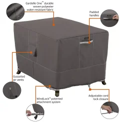 Classic Accessories Ravenna Rectangular Fire Pit Cover -The Novogratz Shop 3785906 ALT22