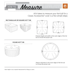 Classic Accessories Ravenna Square Hot Tub Cover 10 Classic Accessories Ravenna Square Hot Tub Cover -The Novogratz Shop 3785920 ALT12