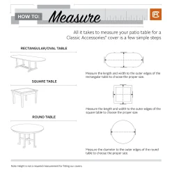 Classic Accessories Ravenna Large Rectangular/Oval Patio Table Cover -The Novogratz Shop 3785923 ALT12