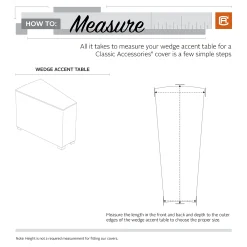 Classic Accessories Ravenna Wedge Accent Patio Table Cover 11 Classic Accessories Ravenna Wedge Accent Patio Table Cover -The Novogratz Shop 3785940 ALT12