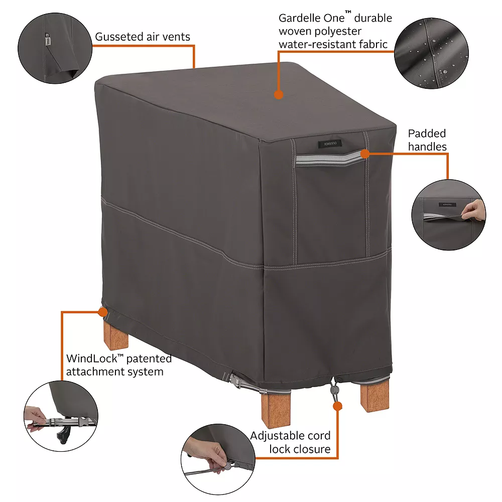 Classic Accessories Ravenna Wedge Accent Patio Table Cover 8 Classic Accessories Ravenna Wedge Accent Patio Table Cover - Image 6