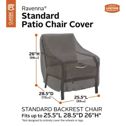 Classic Accessories Ravenna 4-Piece Standard Patio Chair Cover Set -The Novogratz Shop 3785946 ALT23