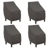 Classic Accessories Ravenna 4-Piece High Back Patio Chair Cover Set -The Novogratz Shop 3785949