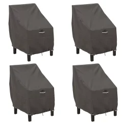 Classic Accessories Ravenna 4-Piece High Back Patio Chair Cover Set
