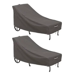 Classic Accessories Ravenna 2-Piece Patio Chaise Lounge Cover Set