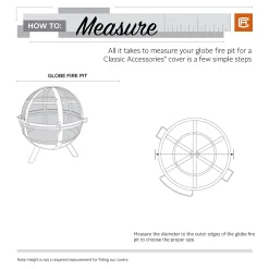 Classic Accessories Ravenna Globe Fire Pit Cover -The Novogratz Shop 3785978 ALT12