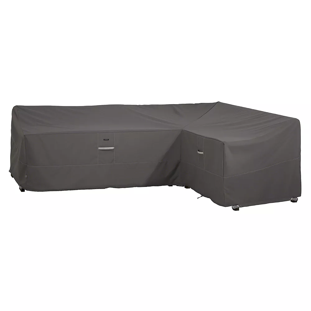 Classic Accessories Ravenna Patio Right Facing L-Shape Sectional Lounge Cover 3 Classic Accessories Ravenna Patio Right Facing L-Shape Sectional Lounge Cover