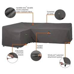 Classic Accessories Ravenna Patio Left Facing L-Shape Sectional Lounge Set Cover -The Novogratz Shop 3785983 ALT22