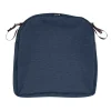 Classic Accessories Montlake FadeSafe Contoured Patio Dining Seat Cushion Slip Cover -The Novogratz Shop 3786062 Heather Indigo Blue