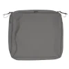Classic Accessories Montlake FadeSafe Rectangular Patio Dining Seat Cushion Slip Cover -The Novogratz Shop 3786130 Light Charcoal Gray
