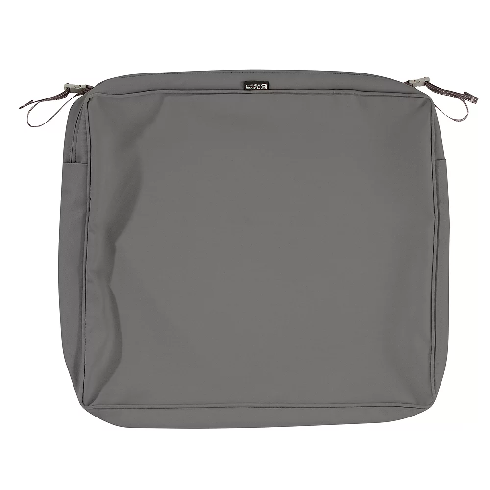 Classic Accessories Montlake FadeSafe Rectangular Patio Dining Seat Cushion Slip Cover 3 Classic Accessories Montlake FadeSafe Rectangular Patio Dining Seat Cushion Slip Cover