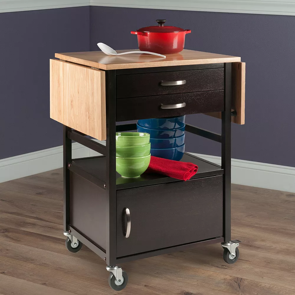 Winsome Bellini Kitchen Cart 4 Winsome Bellini Kitchen Cart - Image 2
