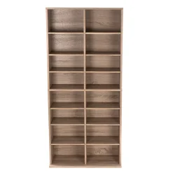 Atlantic Henley Adjustable Media Bookcase -The Novogratz Shop 3875535 ALT2