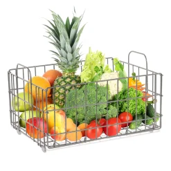 Atlantic Cart System Basket Wire -The Novogratz Shop 3876392 ALT2