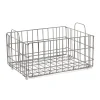 Atlantic Cart System Basket Wire 2 Atlantic Cart System Basket Wire -The Novogratz Shop 3876392 Gray