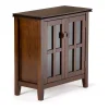 Simpli Home Artisan Contemporary Low Storage Cabinet -The Novogratz Shop 3909485 Russet Brown