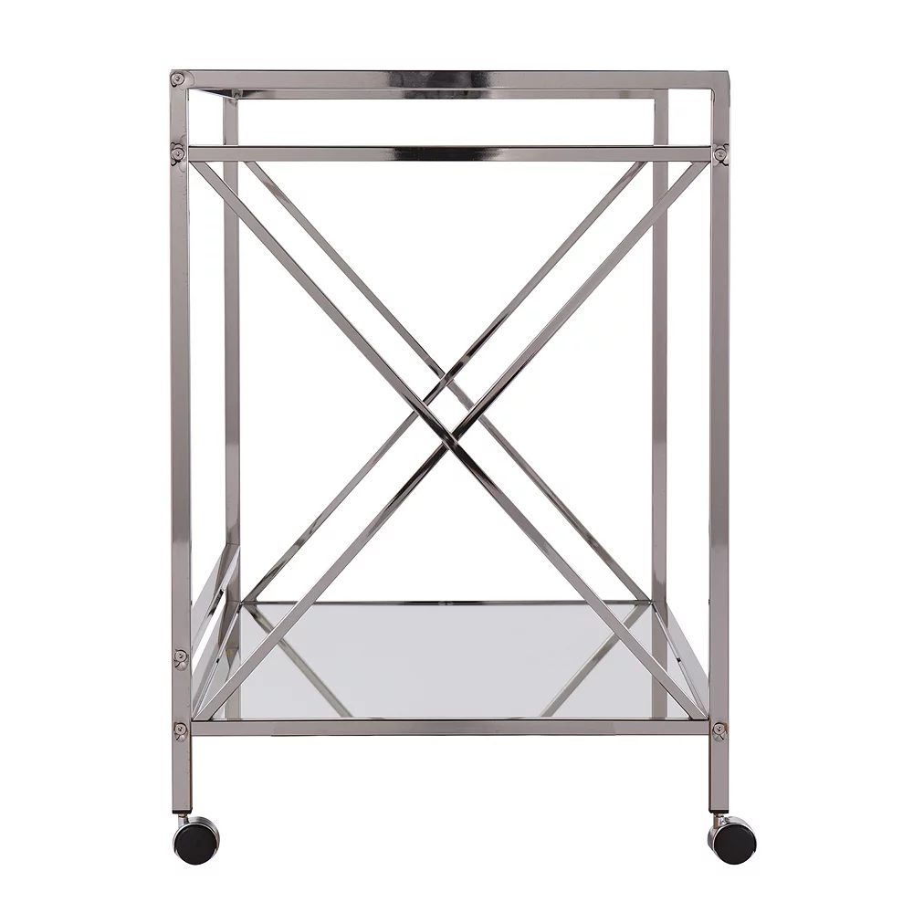 Southern Enterprises Maxton Gold Bar Cart 5 Southern Enterprises Maxton Gold Bar Cart - Image 3