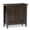 Simpli Home Amherst Transitional Low Storage Cabinet -The Novogratz Shop 3932795 Hickory Brown