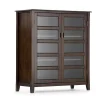 Simpli Home Burlington Traditional Medium Storage Cabinet 1 Simpli Home Burlington Traditional Medium Storage Cabinet -The Novogratz Shop 3932857