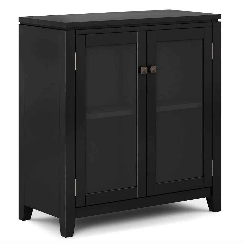 Simpli Home Cosmopolitan Contemporary Low Storage Cabinet 3 Simpli Home Cosmopolitan Contemporary Low Storage Cabinet